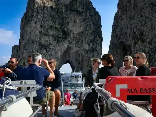 Capri Boat Tour with Swimming Stop